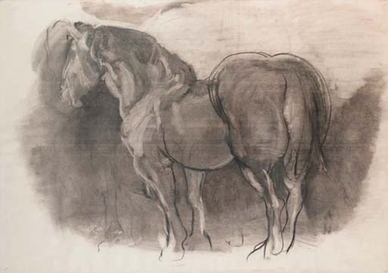 Cheval au repos by Sam Szafran