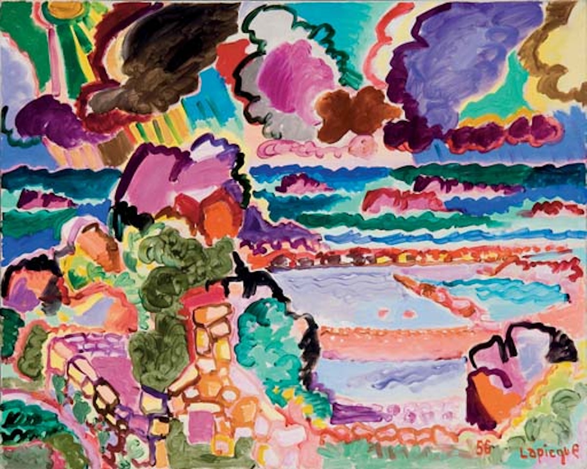 L'orage sur Brehat by Charles Lapicque