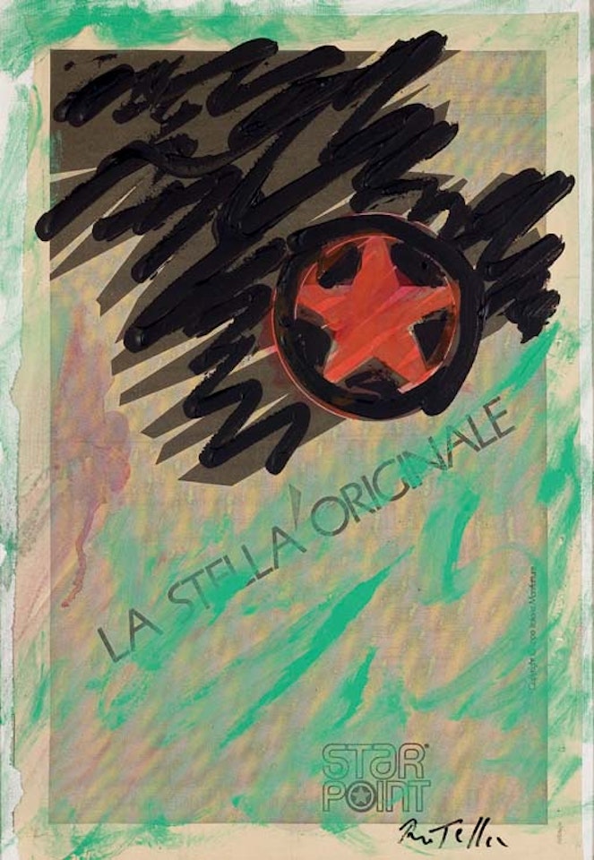 La stella originale by Mimmo Rotella
