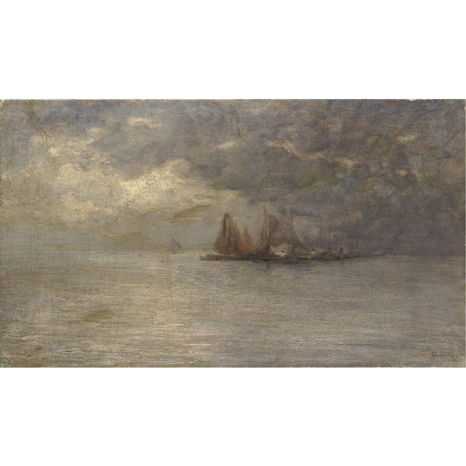 Temporale Sulla Laguna Veneta by Guglielmo Ciardi