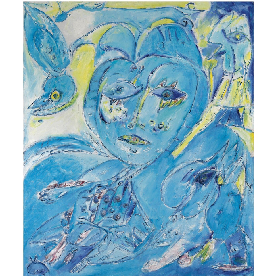 Den Blå Poet (The Blue Poet) by Carl-Henning Pedersen
