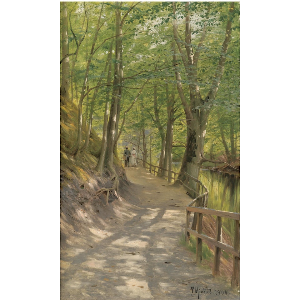 Spadseretur I Skoven (Walking In The Forest) by Peder Mork Monsted
