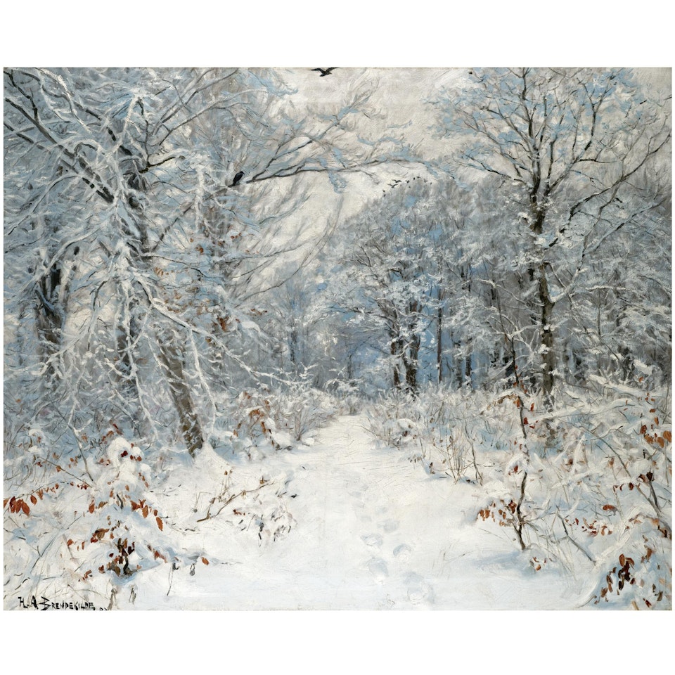 Vinterlandskab (Winter Landscape) by Hans Andersen Brendekilde