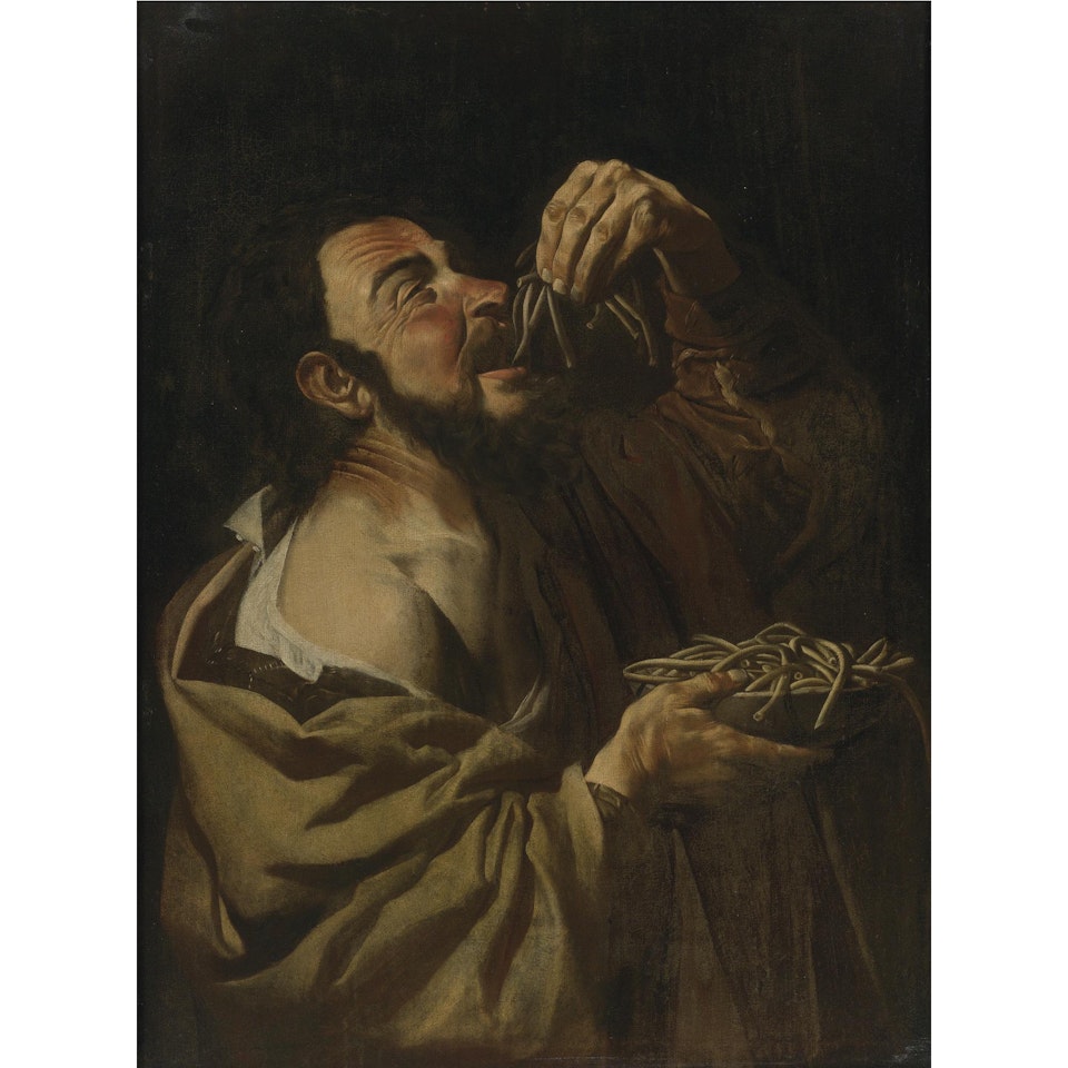 The Spaghetti Eater by Italian School