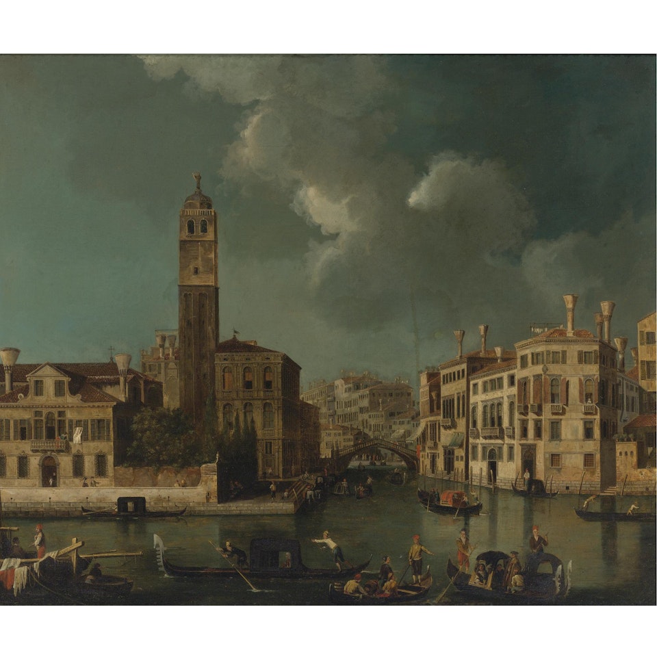 View Of The Entrance To The Canareggio by Giovanni Battista Cimaroli