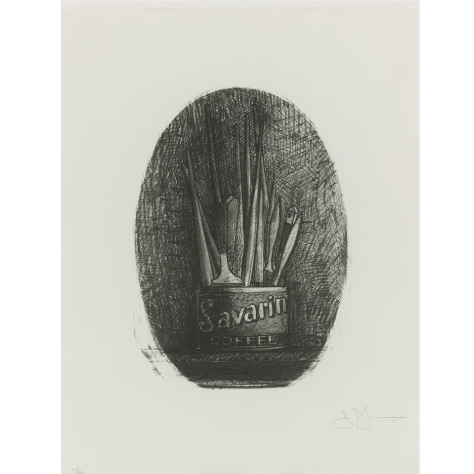 Savarin 4 (Oval) (Ulae 194) by Jasper Johns