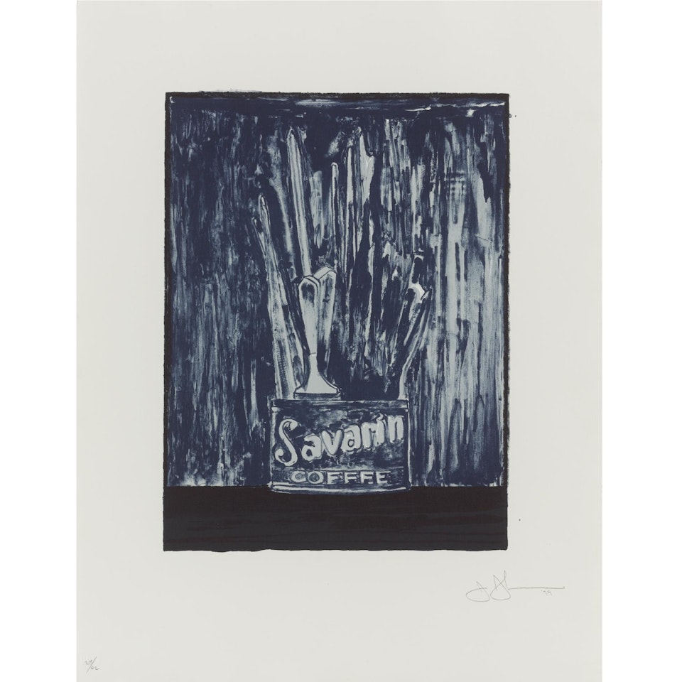 Savarin 6 (Blue) (Ulae 198) by Jasper Johns
