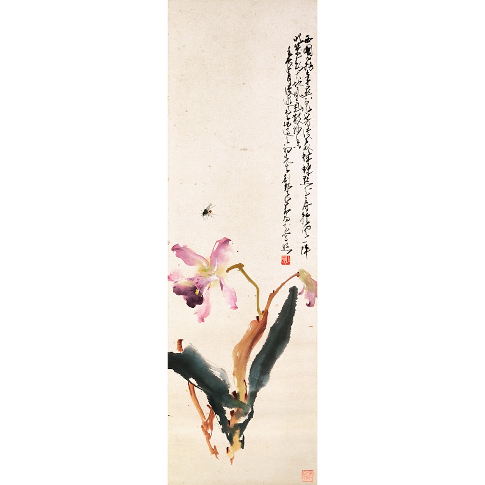 Orchid And Bee by Zhao Shao'ang