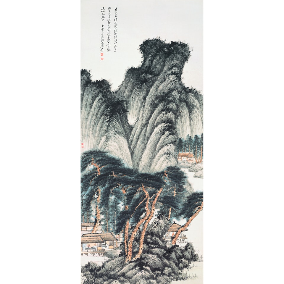 Recluse In The Spring Mountain by Zhang Daqian