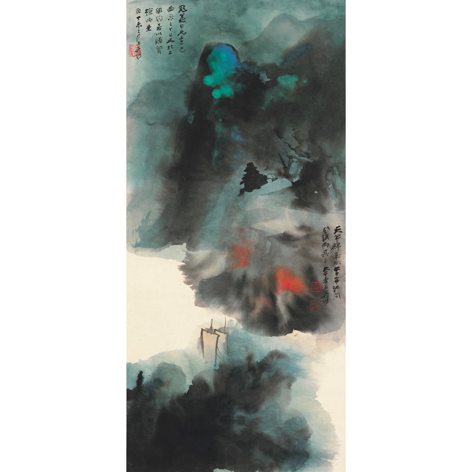 Sailing In The Mist by Zhang Daqian