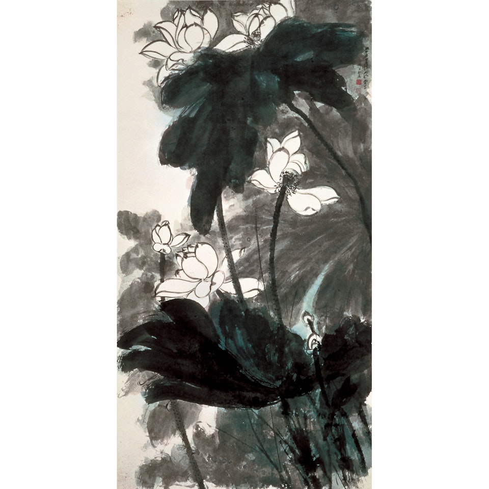 Giant Lotus by Zhang Daqian