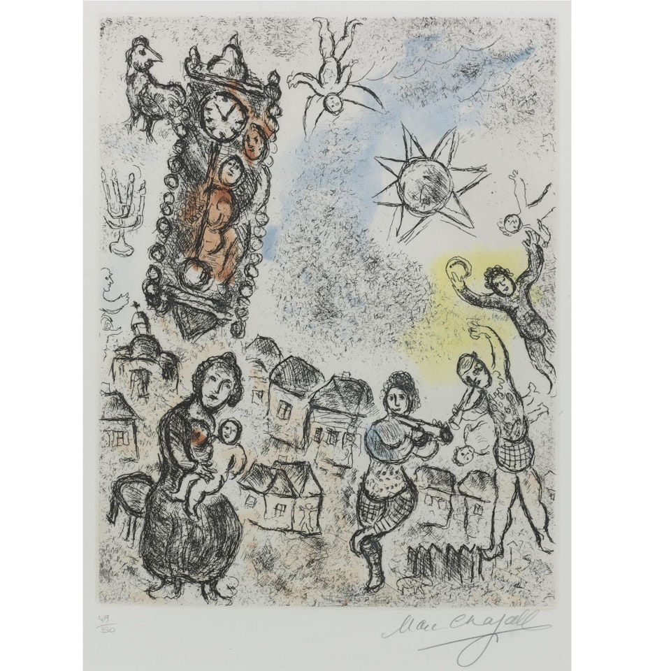 Louanges (Cramer 112) by Marc Chagall