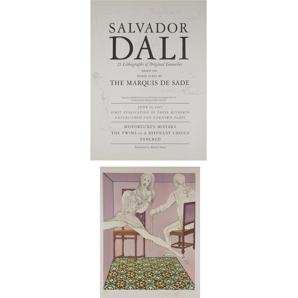 Three Plays By The Marquis De Sade (M./L. 1232-56) by Salvador Dali