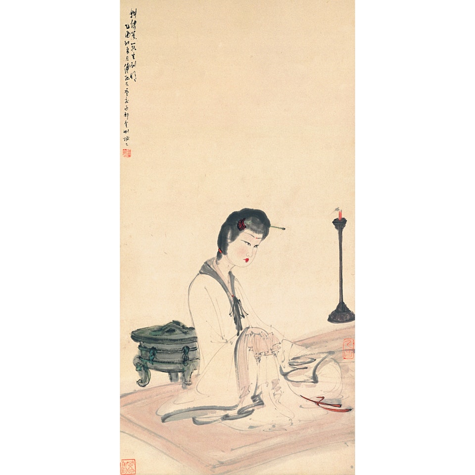 Another Lonely Night by Fu Baoshi