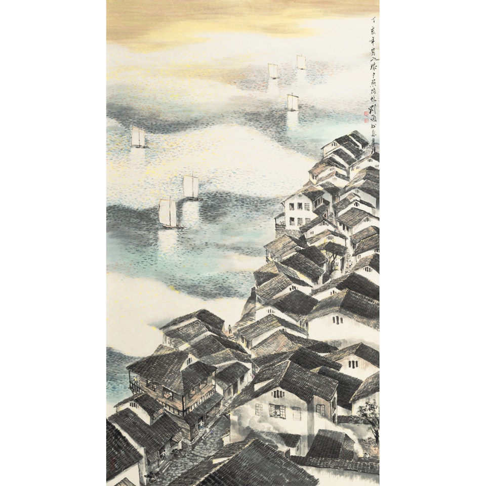 Sunset by Liu Yong