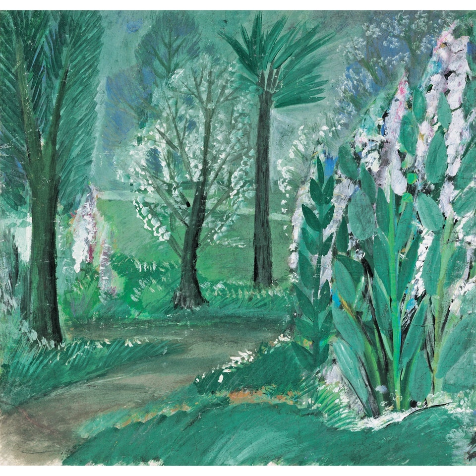 The Garden Pathway by Lin Fengmian