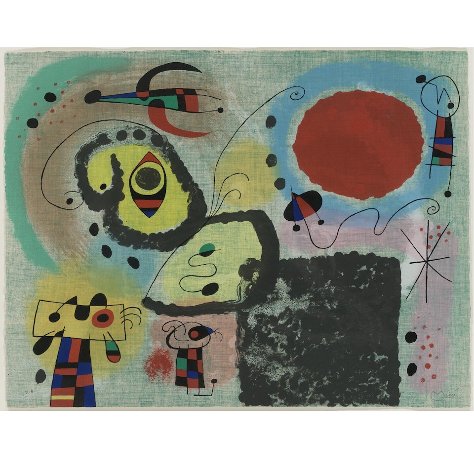 Centennaire Pour Limprimerie Mourlot (M. 190) by Joan Miró
