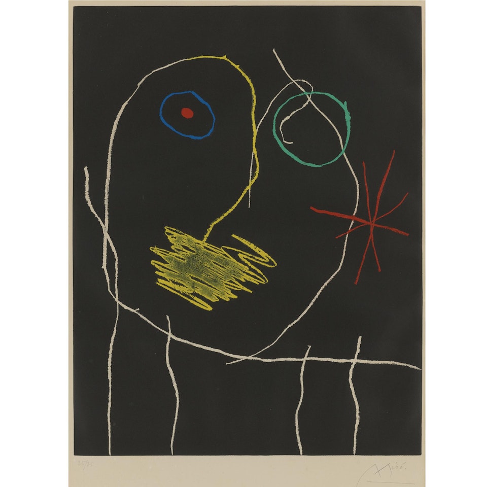 Le Prophète De La Nuit (D. 397) by Joan Miró