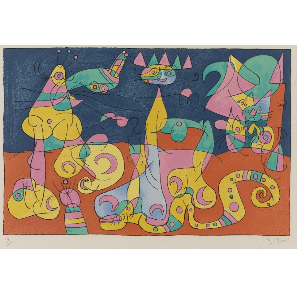 Ubu Roi: One Plate (M. 471) by Joan Miró
