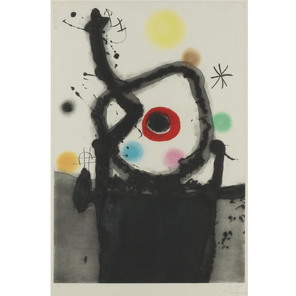 Le Rebelle (D. 439) by Joan Miró