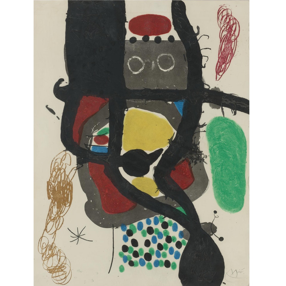 Le Caissier (D. 487) by Joan Miró