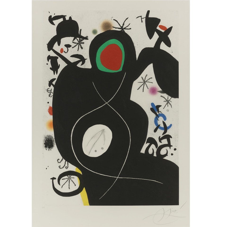 Laveugle Parmi Les Oiseaux (D. 998) by Joan Miró