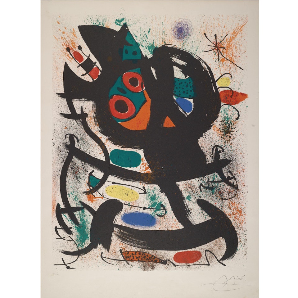Exhibition At The Pasadena Art Museum (M. 622) by Joan Miró