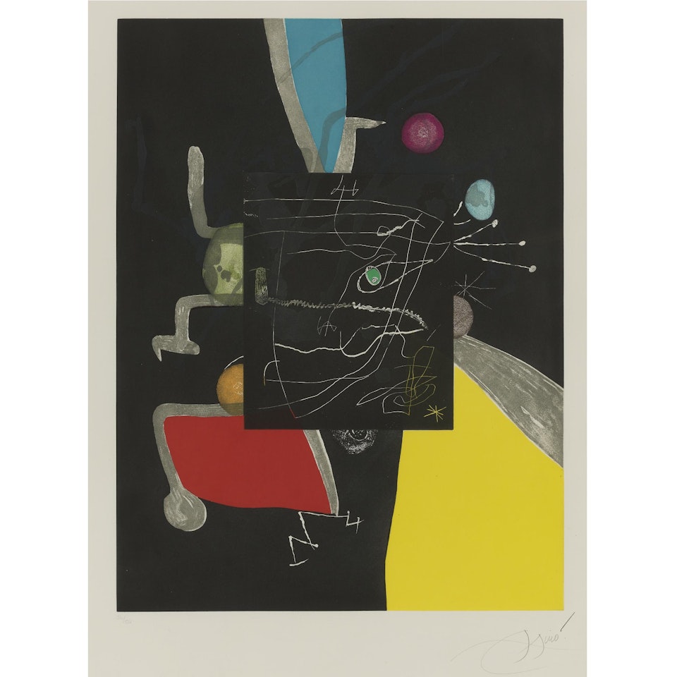 Llibre Dels Sis Sentits IV (D. 1168) by Joan Miró