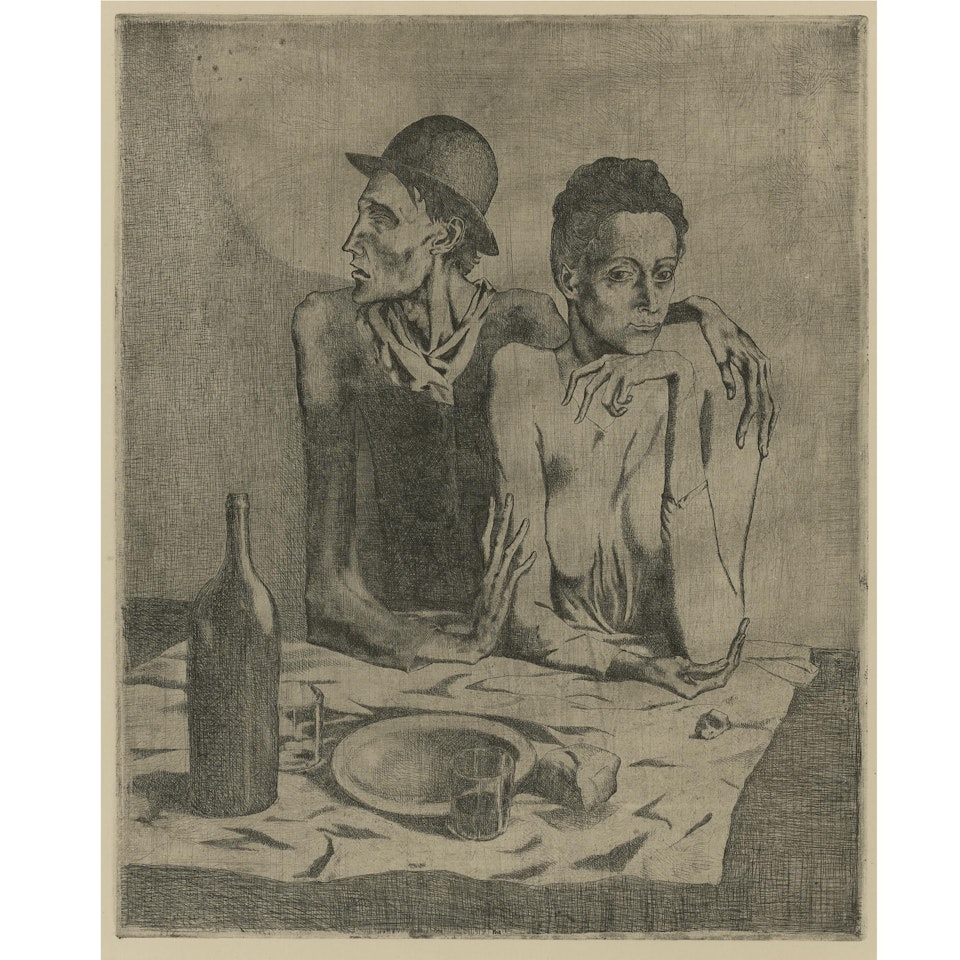 Le Repas Frugal (Bloch 1; Baer 2) by Pablo Picasso