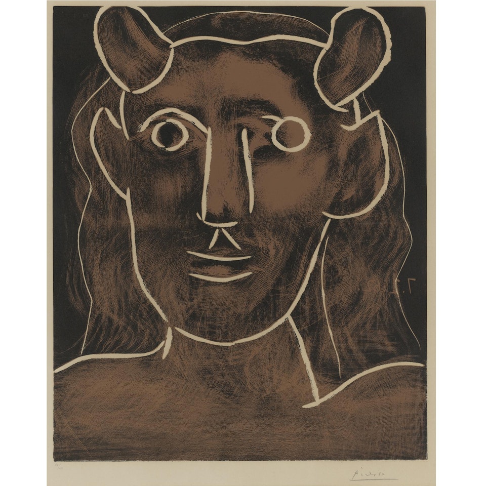 TÃªte De Faune (B. 1194) by Pablo Picasso