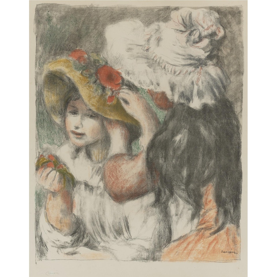 Le Chapeau Épinglé, 1re Planche (D., S. 30) by Pierre-Auguste Renoir