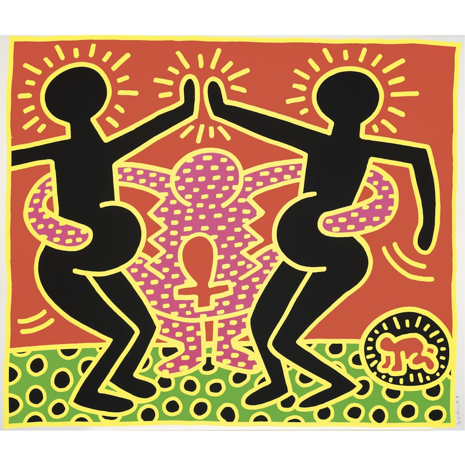 Untitled 1-5 by Keith Haring