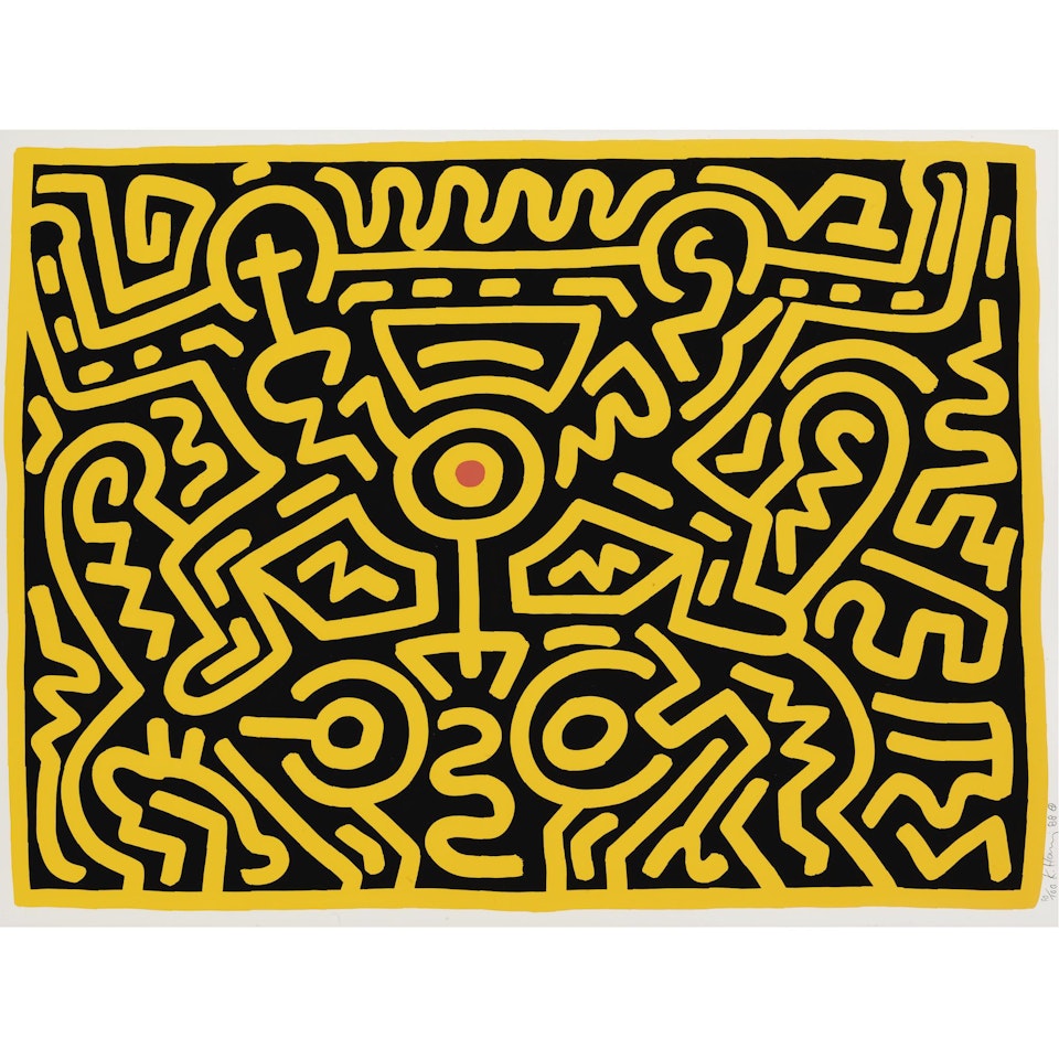 Growing Suite: One Plate by Keith Haring