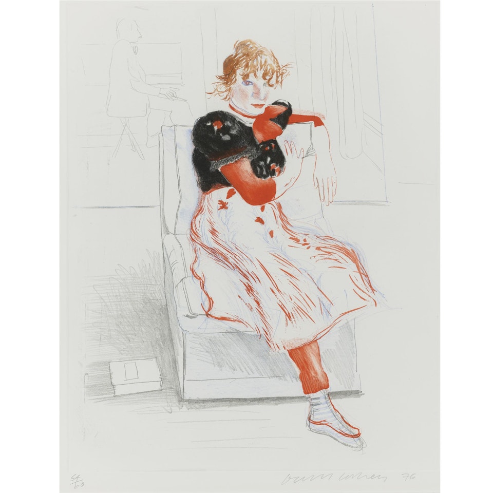 Celia Observing by David Hockney