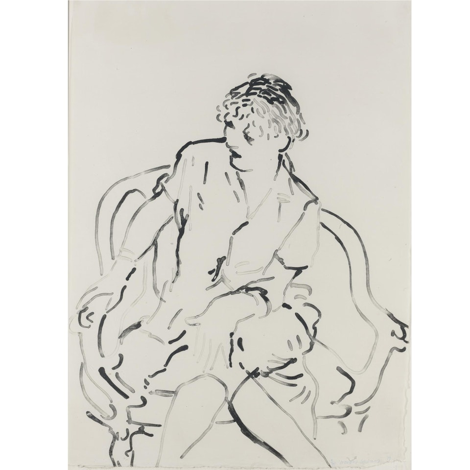 Celia-inquiring (Gemini 835) by David Hockney