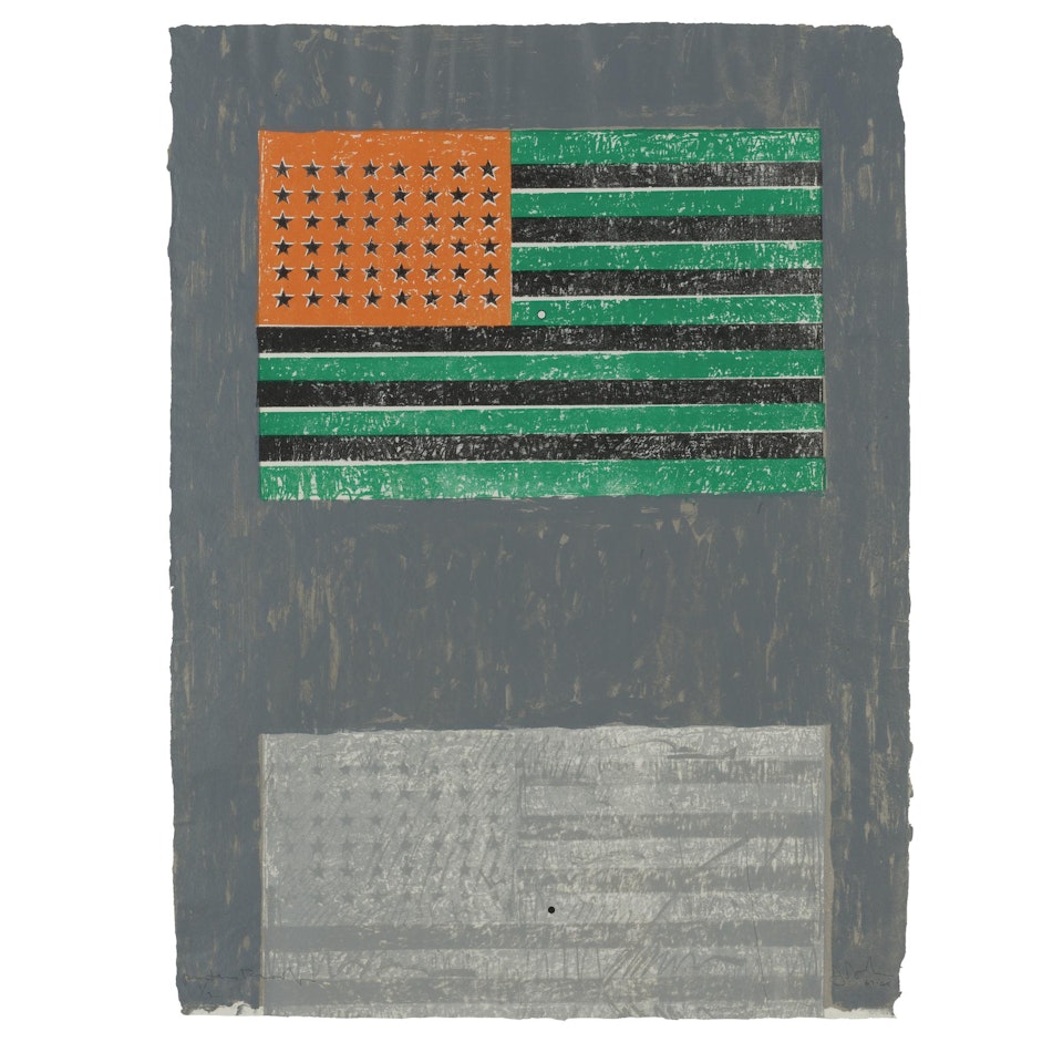 Flags (Ulae 42) by Jasper Johns