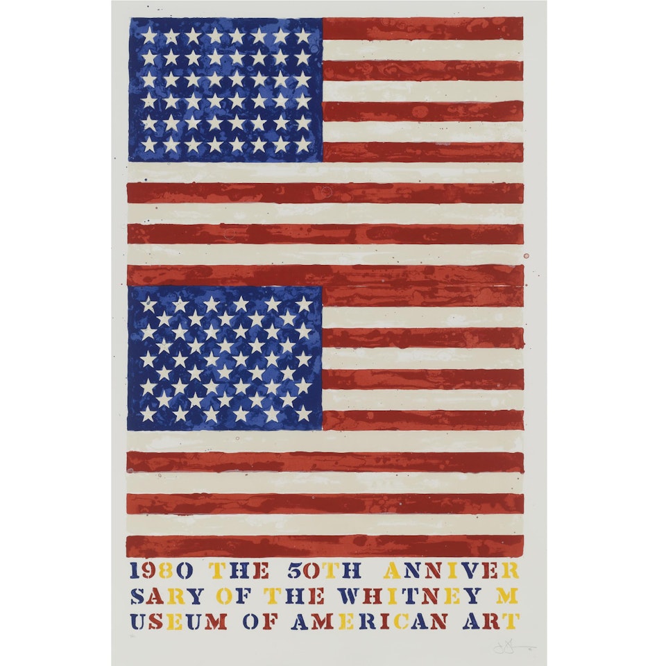 Two Flags (Whitney Anniversary) (Ulae 207) by Jasper Johns