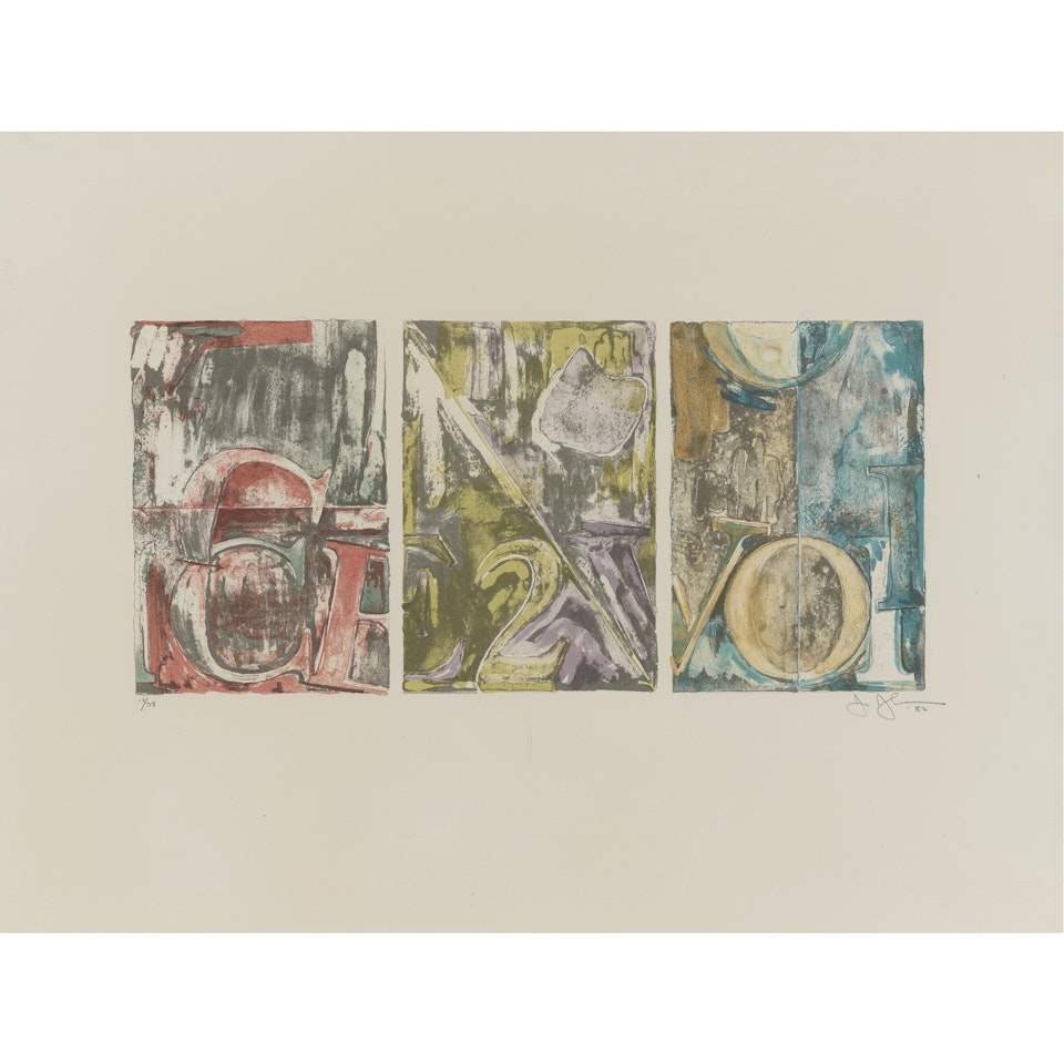 Voice 2 (Ulae 230) by Jasper Johns