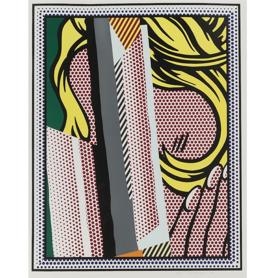 Reflections On Hair (C. 241) by Roy Lichtenstein