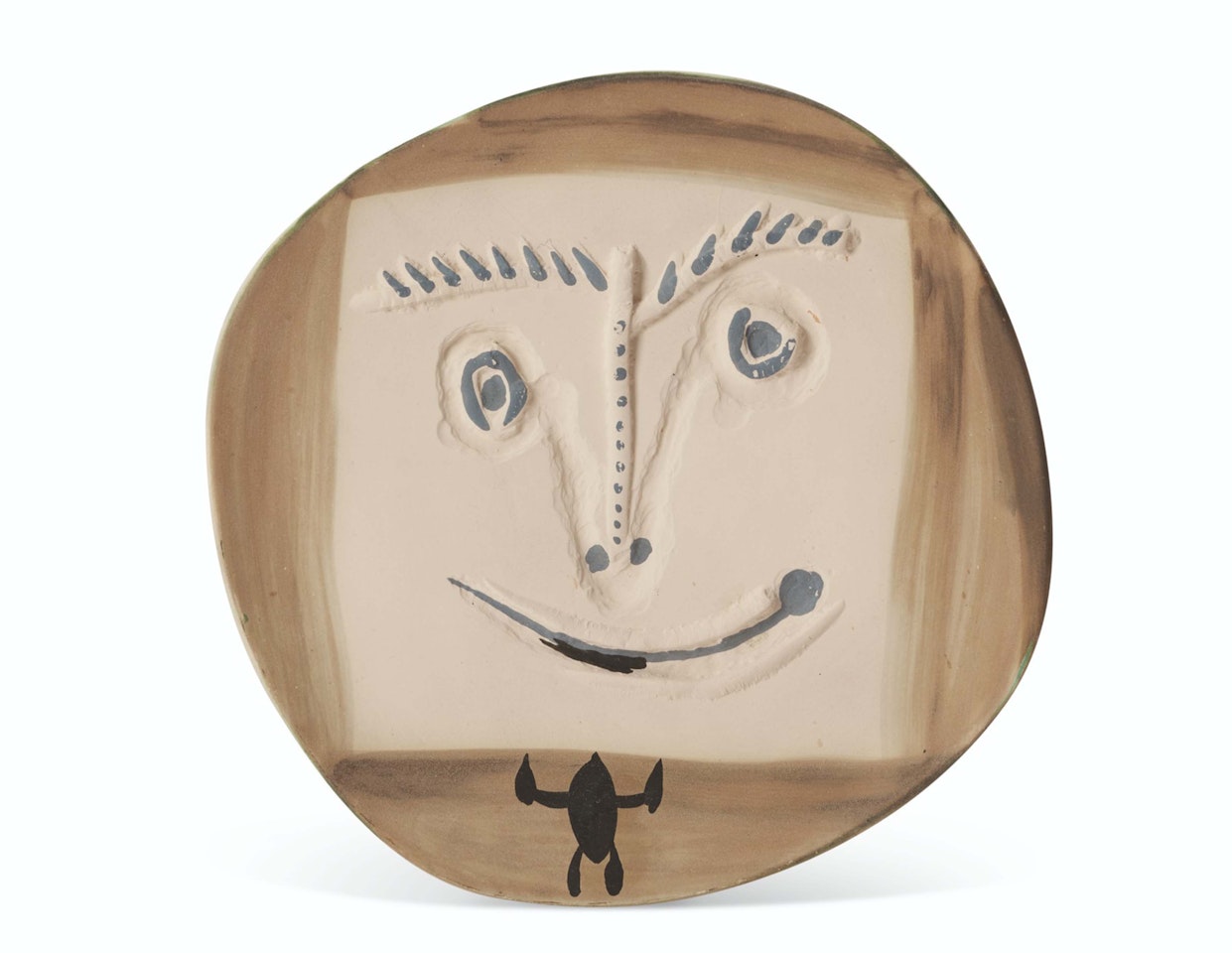 Visage à la cravate (A.R. 450) by Pablo Picasso