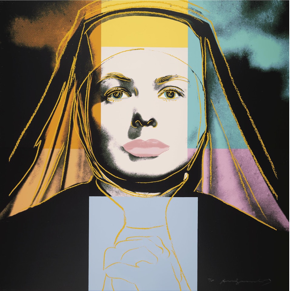 Ingrid Bergman, The Nun (F. & S. II.314) by Andy Warhol