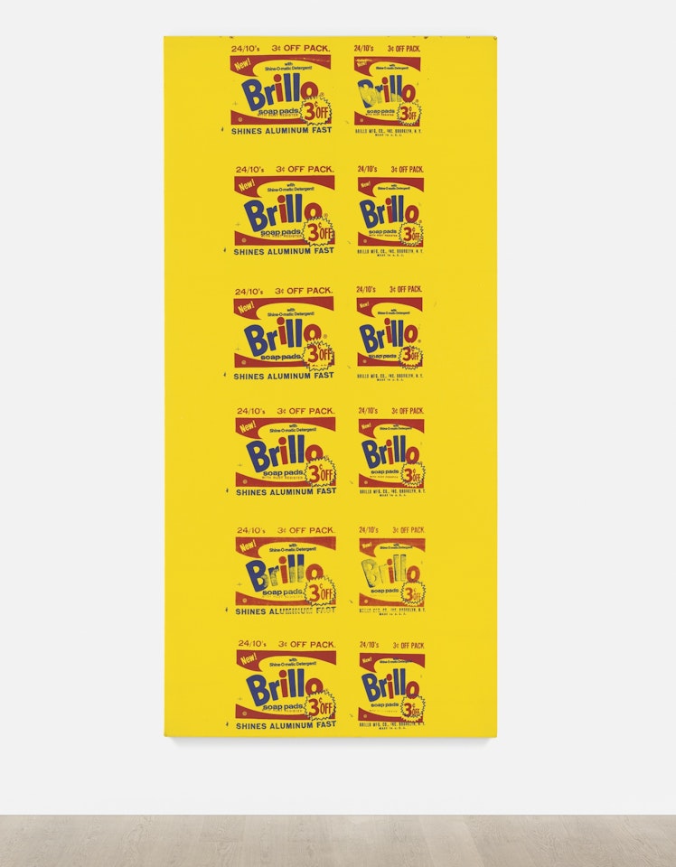 BRILLO PAINTING (3 âµ OFF) by Andy Warhol