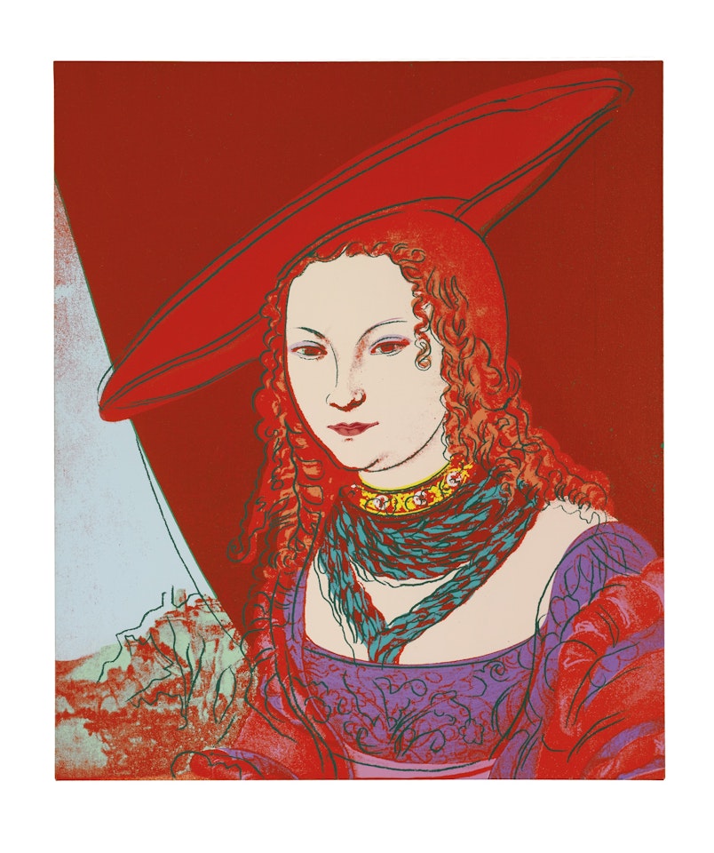 PORTRAIT OF A YOUNG WOMAN (AFTER CRANACH) by Andy Warhol