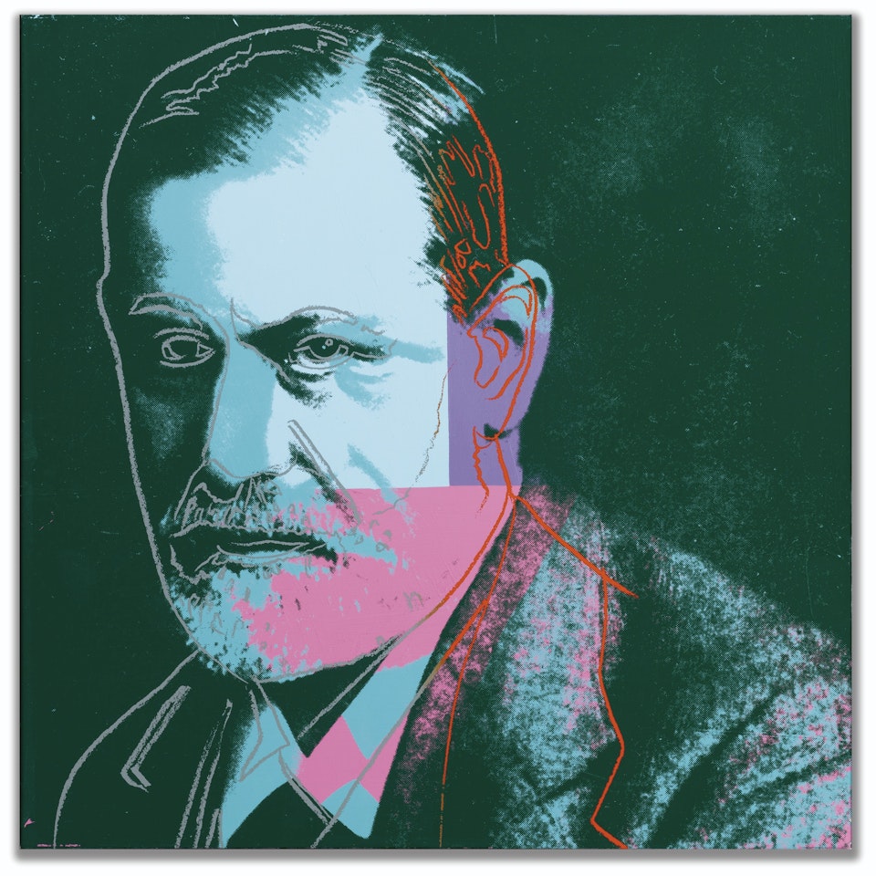 SIGMUND FREUD (TEN PORTRAITS OF JEWS OF THE TWENTIETH CENTURY) by Andy Warhol