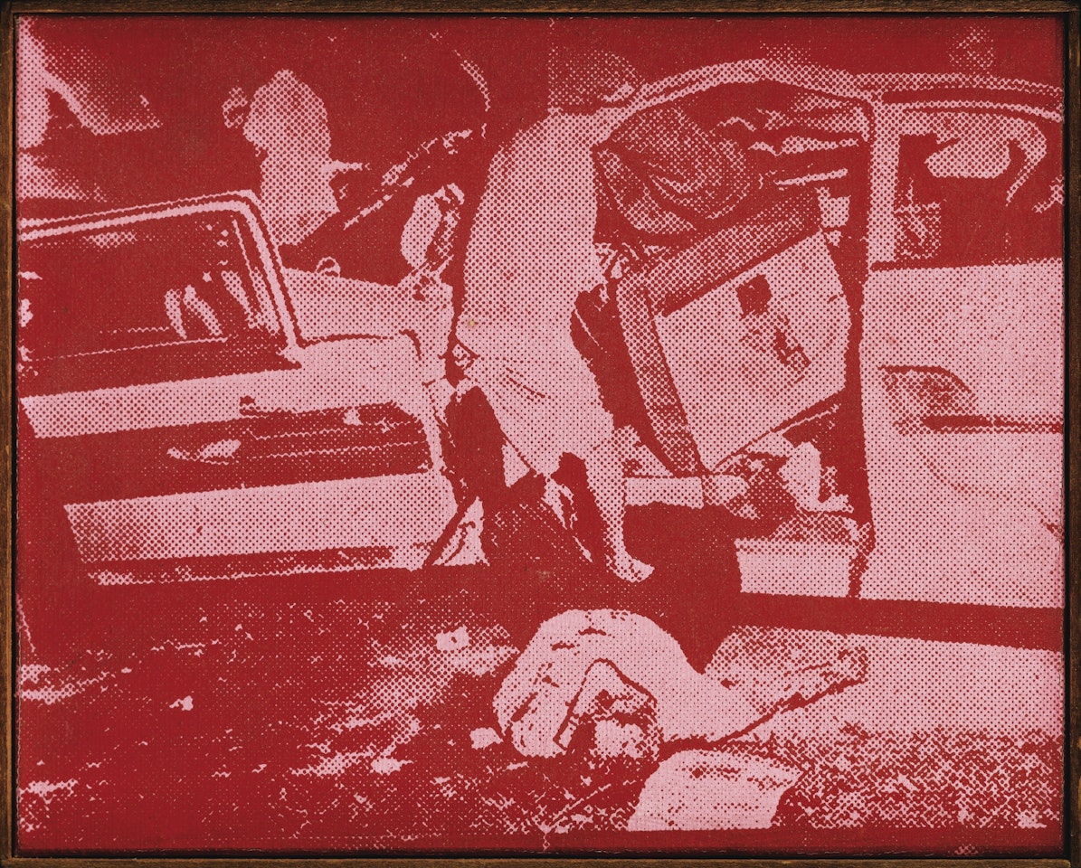 ANDY WARHOL, "SATURDAY DISASTER" by Richard Pettibone