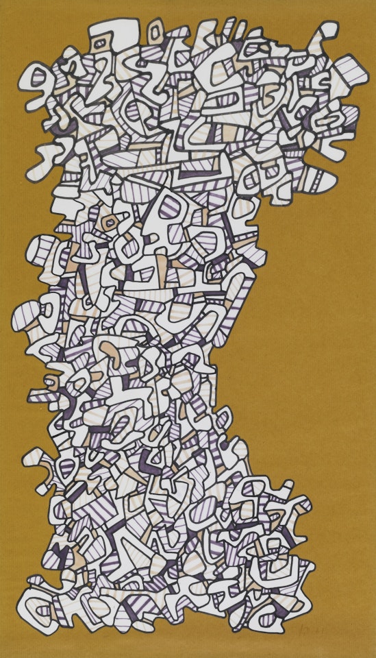 ARBRE LOGOLOGIQUE by Jean Dubuffet
