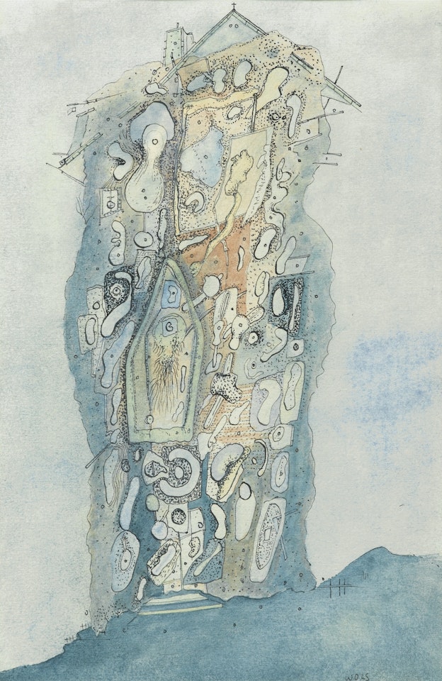 LA TOUR BLEUE by Wols (Alfred Otto Wolfgang Schulze)