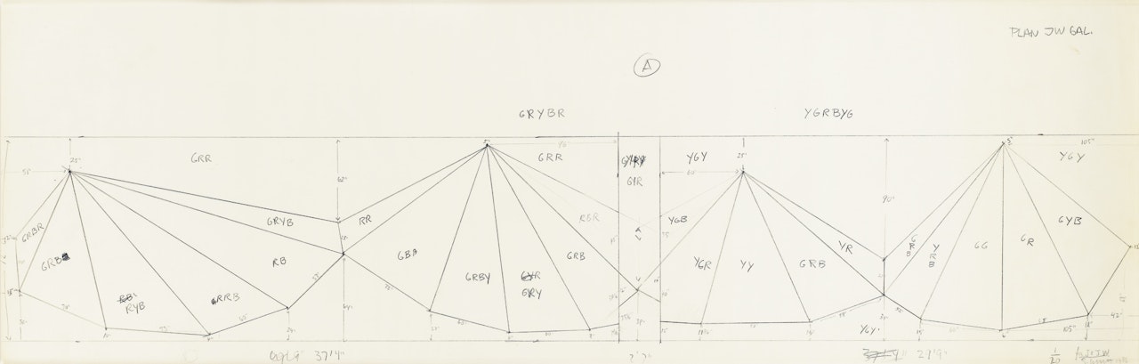 PLAN JW GAL by Sol LeWitt