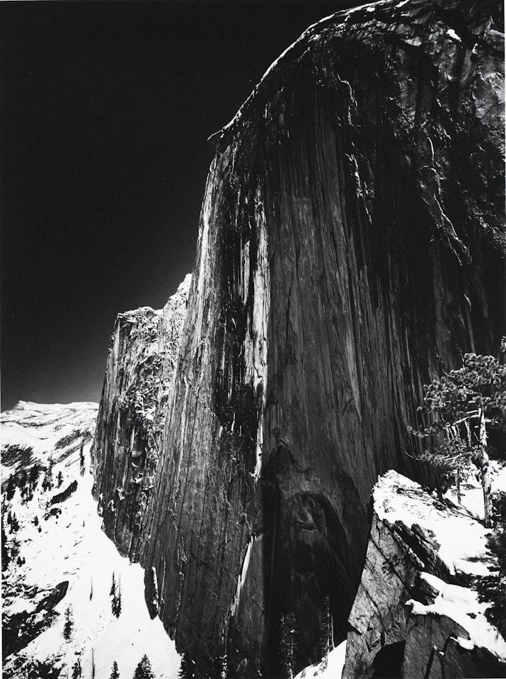 MONOLITH, THE FACE OF HALF DOME, YOSEMITE NATIONAL PARK, CA.' by Ansel Adams