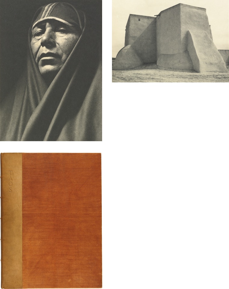 TAOS PUEBLO' by Ansel Adams